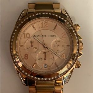 Authentic rose gold Michael Kors women’s watch